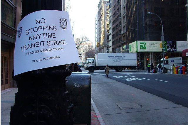 Photograph from the 2005 Transit Strike by kerfuffle &amp; zeitgeist on Flickr